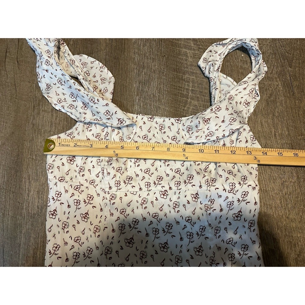 Free People Stay With‎ You Floral Cropped Tank Top Size Small S - Picture 2 of 9